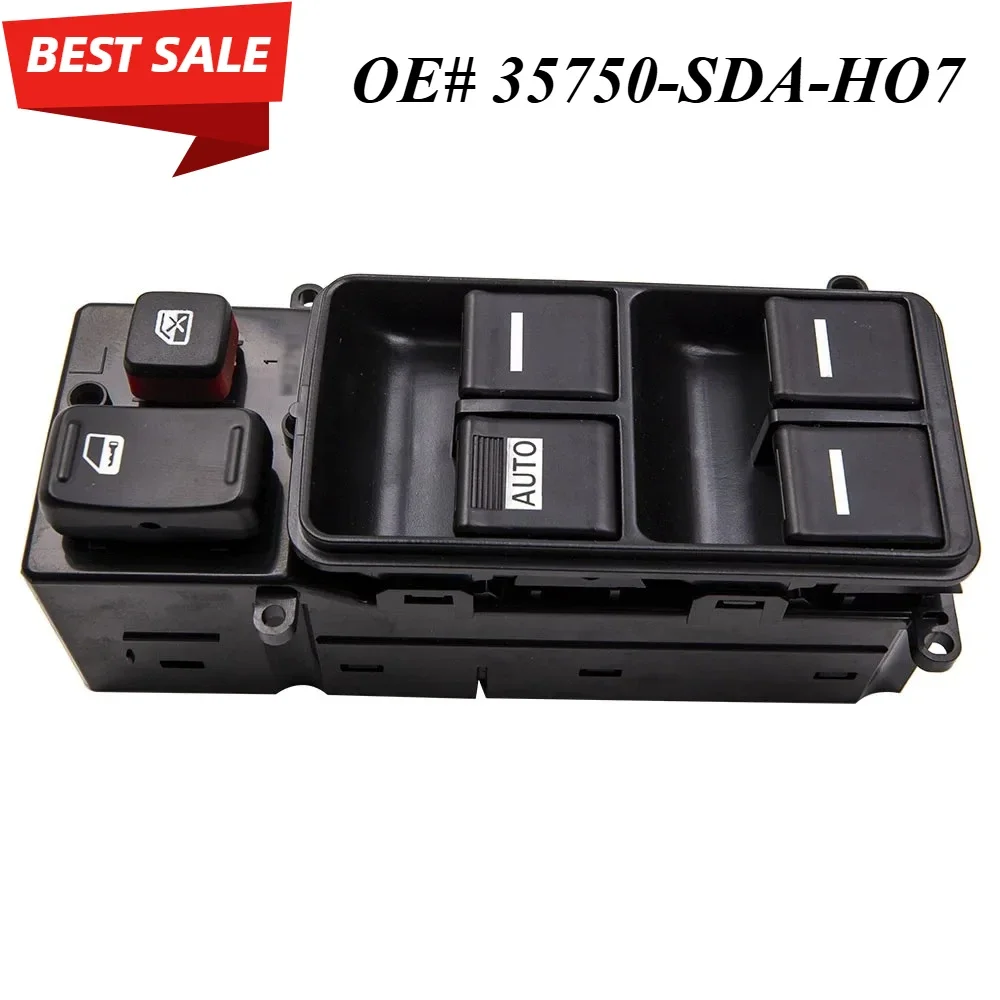 

Power Master Window Control Switch for Honda Accord 4 Door 2003-07 35750-SDA-HO7