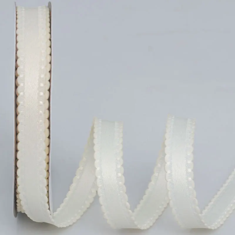 50 Yards/Rolle Polyesterband 10MM 15MM 25MM Breiten für DIY-Bastelarbeiten und Verpackungen, dekoratives Seidenband – Detail 7