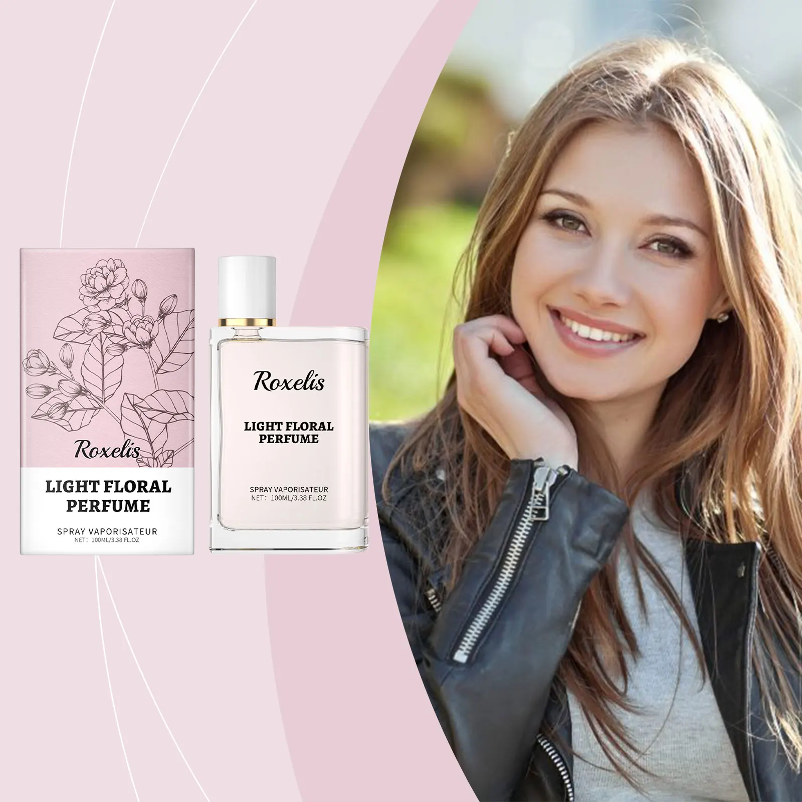 Brand 100ml Floral Fragrance Body Splash Eau De Parfum Pheromone Fresh Natural Perfumes Mujer Originales Exudes Feminine Charm