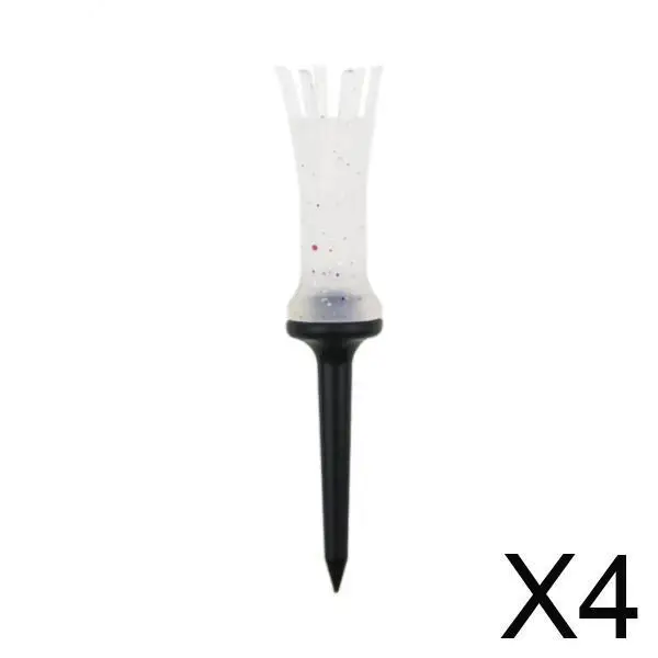 

4xGolf Tees Rubber with Good Elasticity for Golfer Equipment Gift clear white