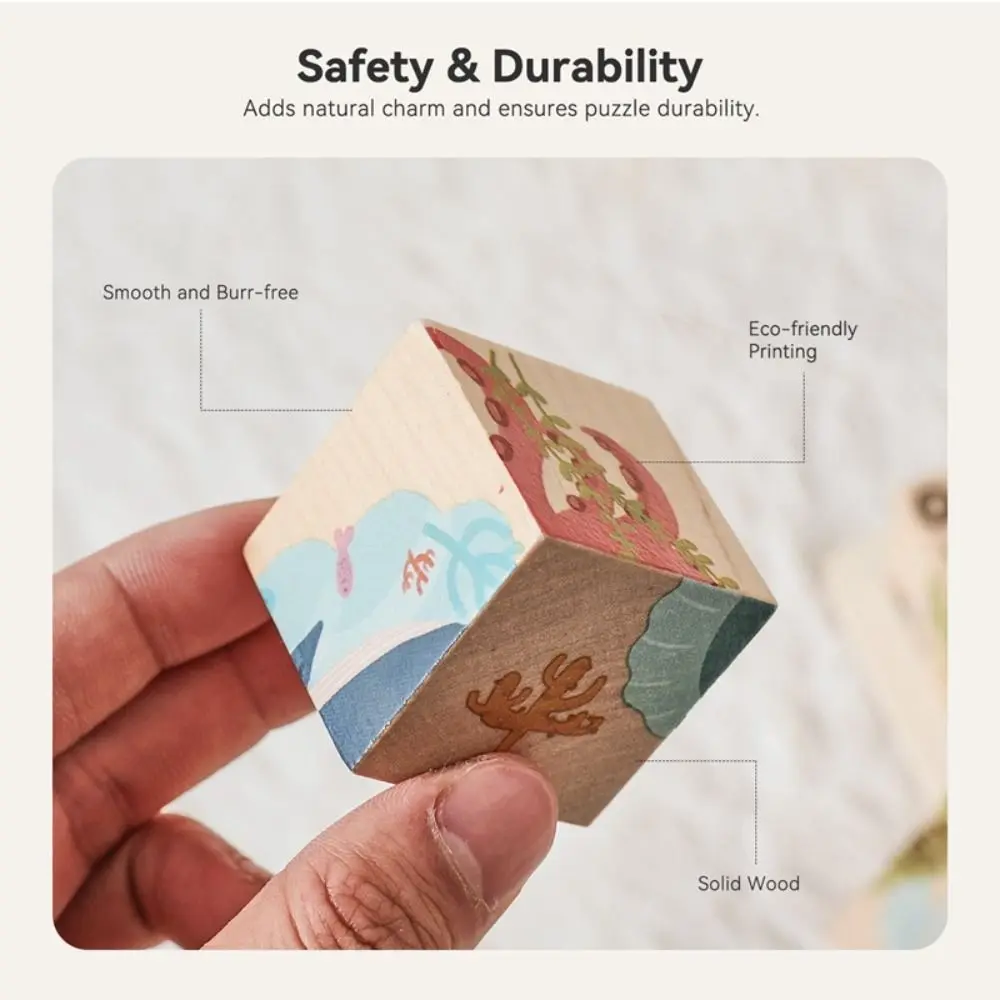Holz Tier Schiebepuzzle Bewegliches Puzzle Spielzeug Logikspiel Passendes Gedächtnisspiel Intelligenzspiel Montessori Spielzeug