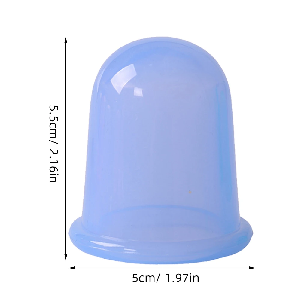 

2 pcs Silicone Cupping Cups Moisture Absorber Vacuum Therapy Device Durable Home Hospital Body Suction Massager