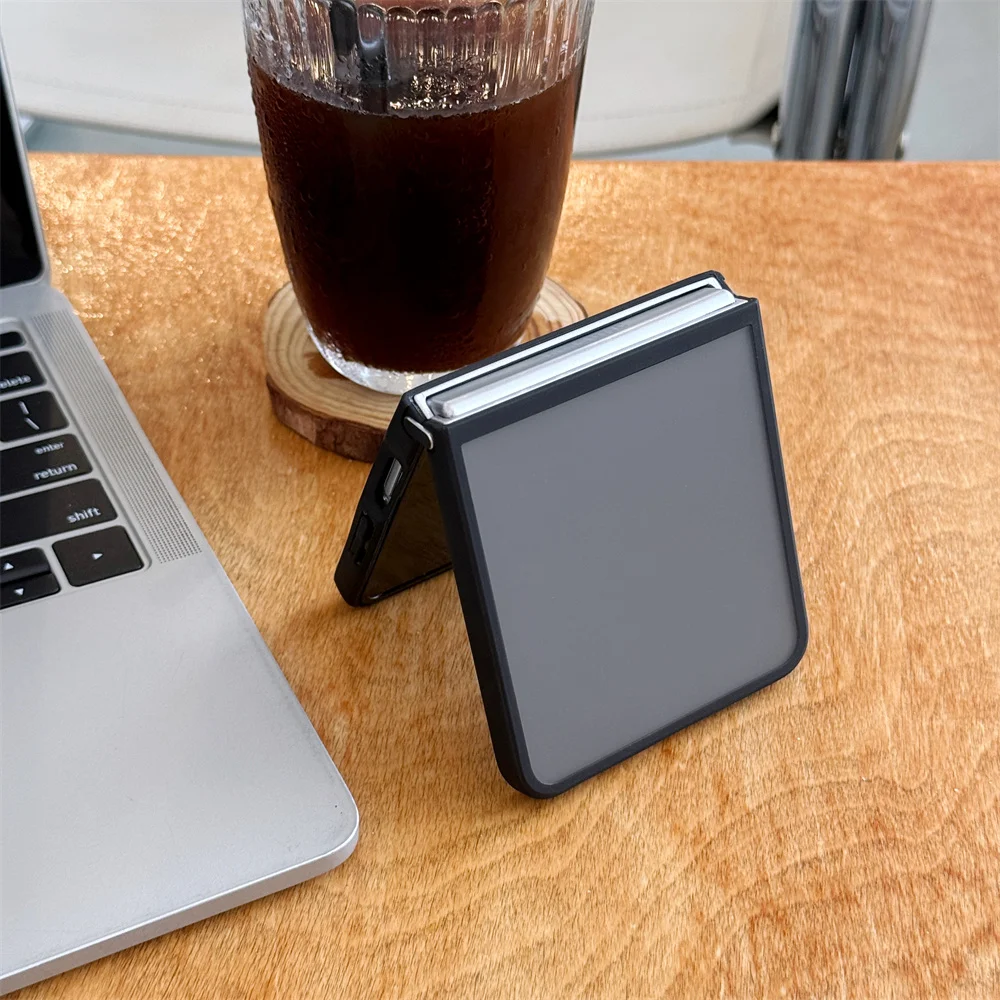 Etui na telefon Samsung Galaxy Z Flip 7 6 5 ZFlip7 FE, matowe, przezroczyste, składane, odporne na wstrząsy, ochronne, silikonowe.