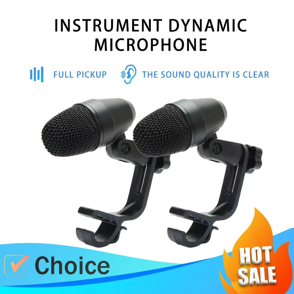 

Высококачественный барабанный микрофон Tom Drum, серия Evolution, инструментальный динамический микрофон в форме сердца, с установкой зажимного кронштейна (микрофон)