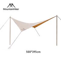 MOUNTAINHIKER Diamond Camping Sunshade Cotton Canvas Outdoors Shelter Aganist The Sun 6-8 Persons Canopy Sun Protection  캠핑용품