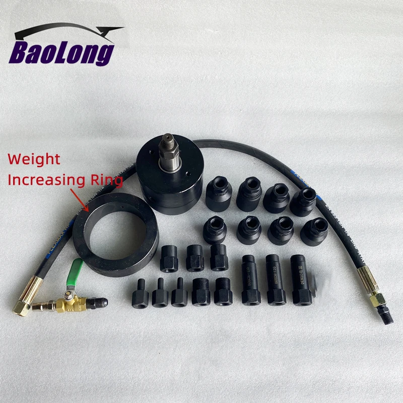 1000NM Injector Puller For Common Rail Diesel Injector Remover Pneumatic Puller Extractor Hammer with Weight Increasing Ring