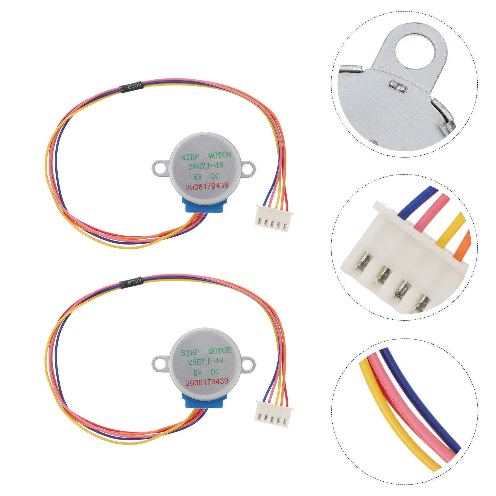 

2 pcs 5-Wire Four-Phase Stepper Motor High Torque Cnc Engraving Milling Machine 3D Printer Accessory High Torque Stepper Motor