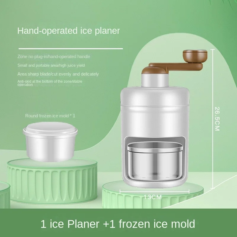 

Homemade Smoothie Gadget, Home Ice Crusher, Hand Crank Ice Shaver, Manual Creative Ice Shaver 음식물처리기