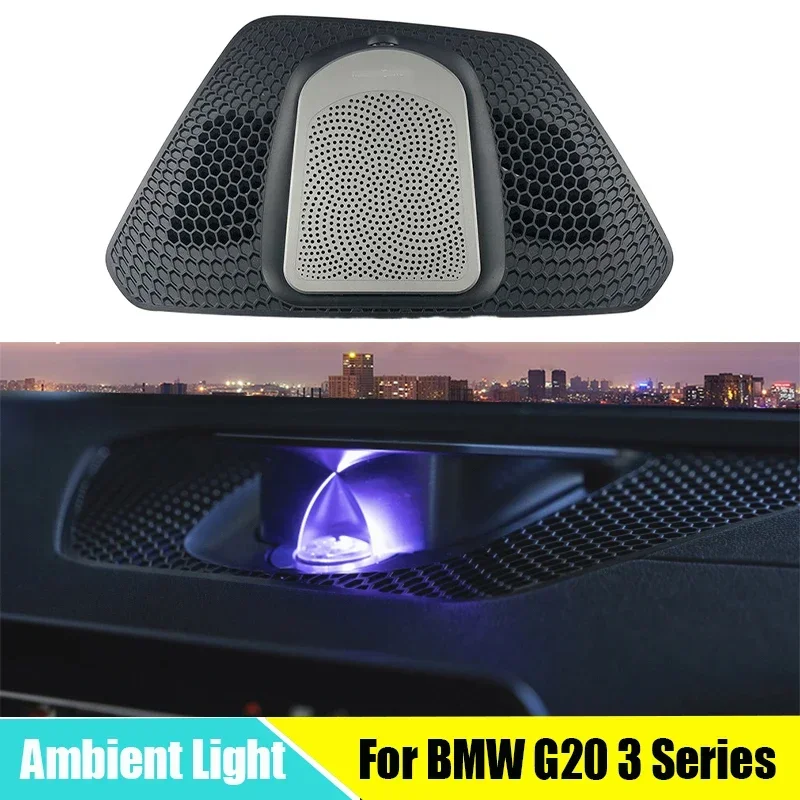 

LED Loudspeaker Panel Shell Horn ambient light For BMW G20 3 Series Audio Cover Lifting Center Dashboard Lifting Up Down Speaker