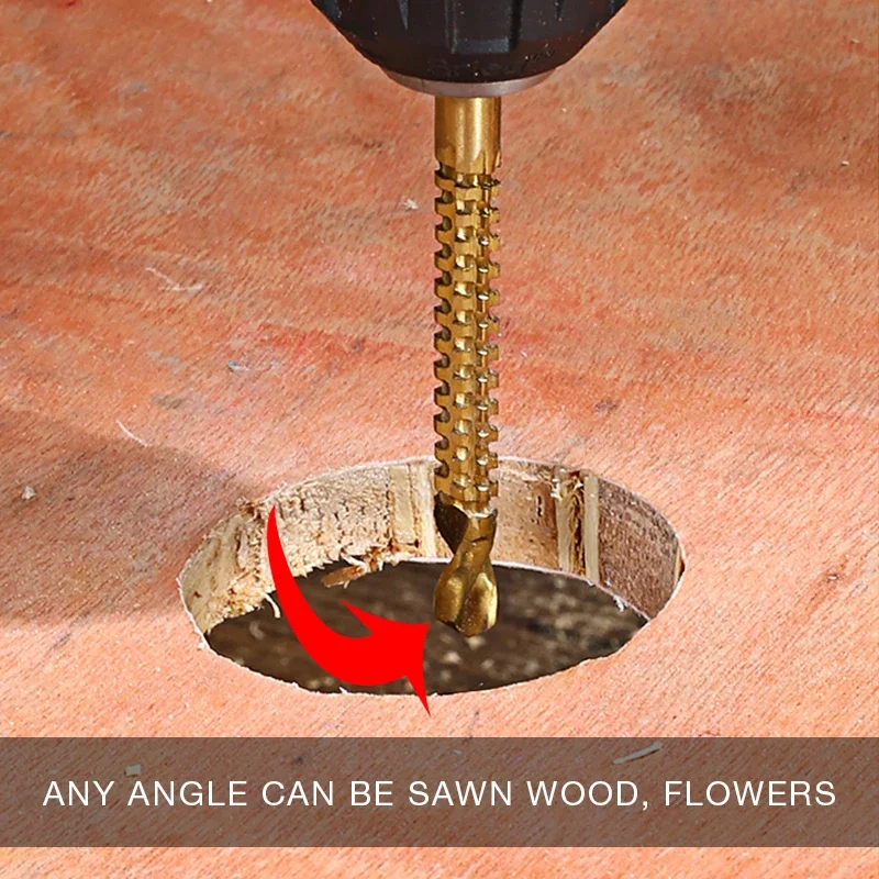 6 قطعة متعددة الوظائف الكوبالت مجموعة لقمة مثقاب تويست الحفر عالية السرعة الصلب الحفر سيراميك الخشب اللكم ثقب المنشار التدريبات المعدنية