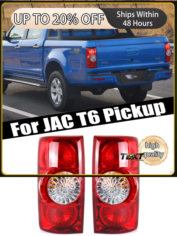 TLXT For JAC T6 Pickup Car Rear Tail Light Brake Lamp With Bulbs Wire Harness 4133100P3010 4133200P3010