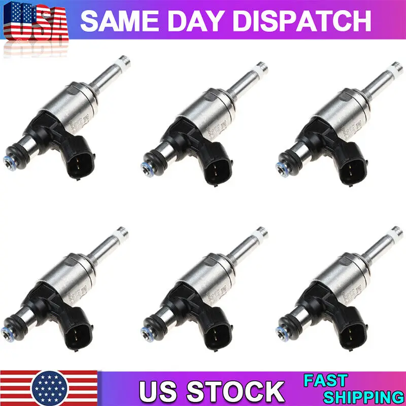 

6X Fuel Injectors 23250-0P090 Fit For Toyota Highlander Sienna Tacoma 3.5L 17-19