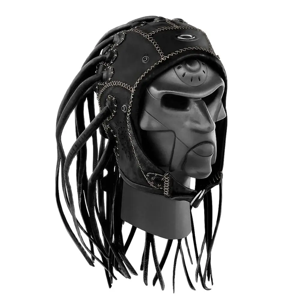 

Mask Weaving Braids Horrific Monster Latex Helmet Headgear Costume Party Halloween Cosplay Prop