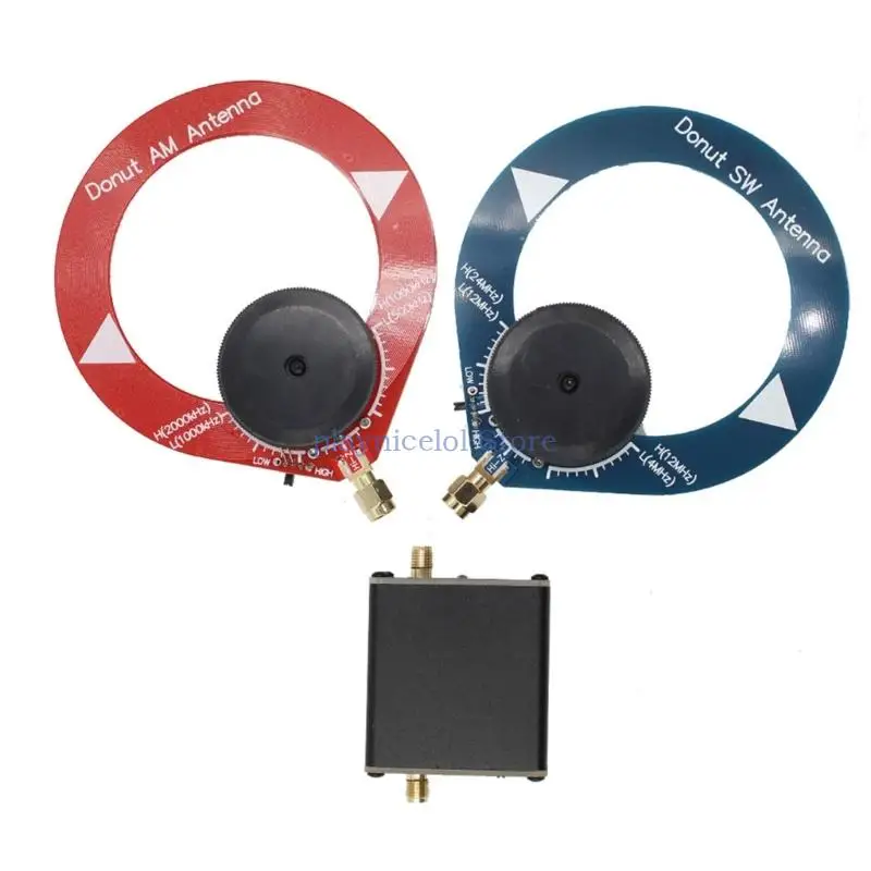 Antena MW SW Mini Antena Pętlowa Antena Do SDR WalkieTalkie Mała Antena Pętlowa HackRFone E8BA