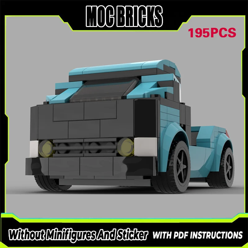 

City Car Model MOC Building Bricks Classic Heavy-Duty Truck Modular Technology Gifts Holiday Assemble Children Toys Suit