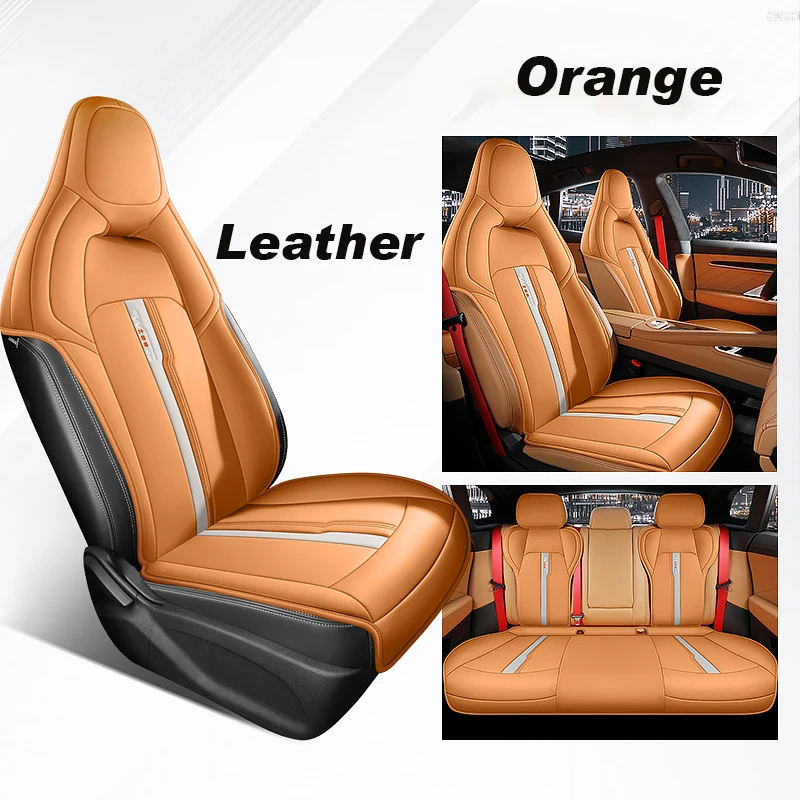 Custom Fit Car Accessories Leather Saddle Seat Kits Cushion Pad Half Covered For ZEEKR 001