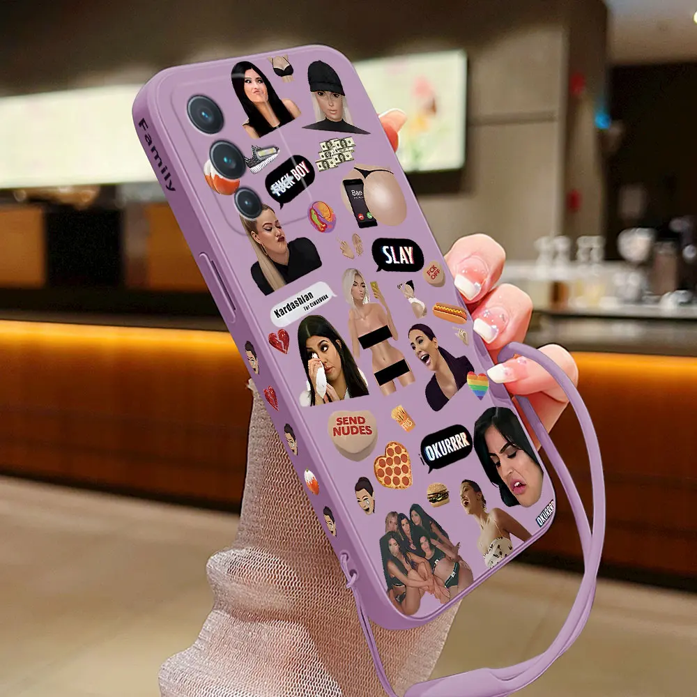 K-kardashians Family Phone Case for VIVO Y20 Y30 Y50 Y33T Y11 Y12 Y12S Y15 Y17 Y19 Y21 V23 V23E V21 X90 S1 Pro 5G Cover