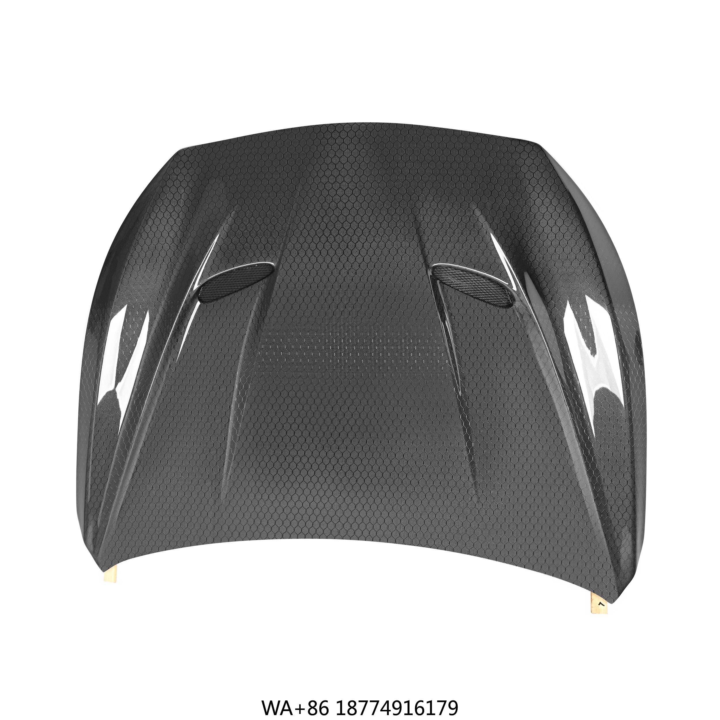 

Хорошая посадка, передняя крышка капота из углеродного волокна сотового цвета для Q50 Q50L 2014-2020, сменная крышка капота с передним вентиляционным отверстием