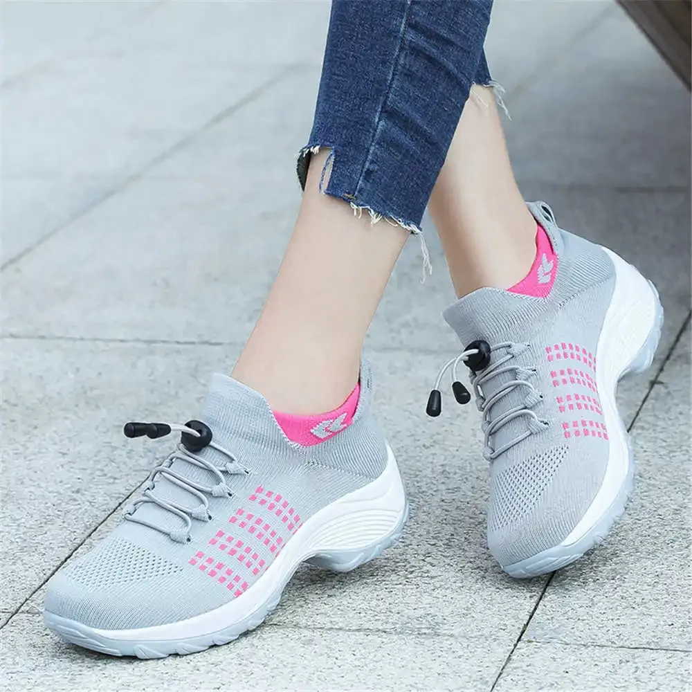 Super Lightweight 36-40 Women's Cute Sneakers Flats Violet Shoes Womans Trainers Sports Sports-leisure Sheos Footwears