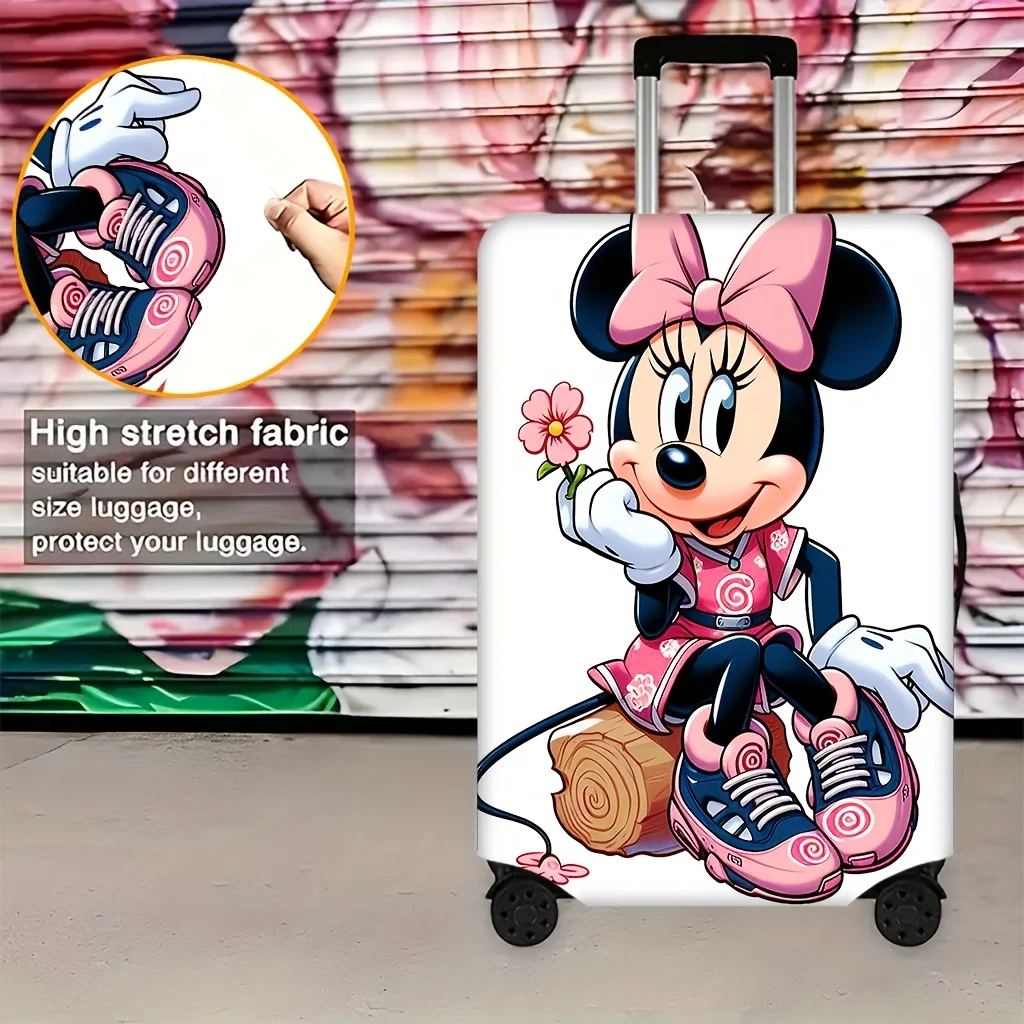 

Защитный чехол Minnie, цельный защитный чехол для багажа, защитный чехол для дорожного багажа, аксессуары для багажа с рулевой тягой