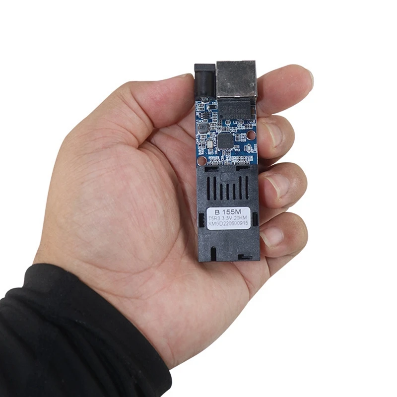 Mini Fiber Optical Media Converter 10/100Mbps Single Mode Single 20Km Fiber SC Port Fiber Switch