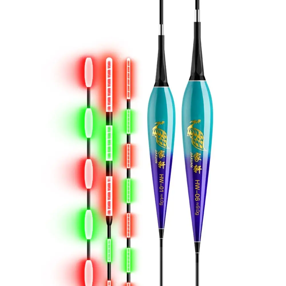 Nano Electronic Fishing float Indicator Slip Drift Tube Rock fishing Floats 2 Light Buoy Strike Big Fish Bobbers