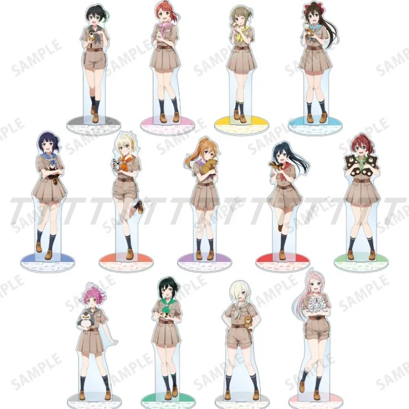 Gioco Nakasu Kasumi Miyashita Ai Konoe Kanata Zhong Lanzhu Uehara Ayumu Acrilico Stand Doll Anime Figura Modello Cosplay Giocattolo Regalo