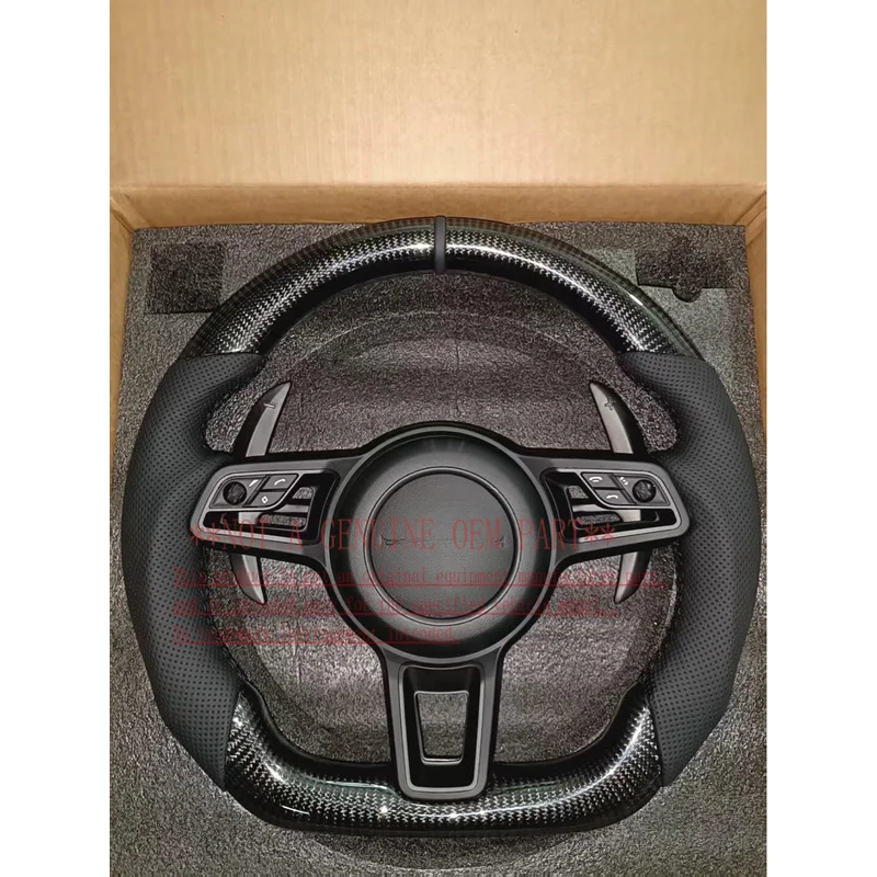 For Porsche Old To New Steering Wheel 911 Cayenne Boxster Macan Panamera Non Destructive Upgrade Horn Cover Decorative Cover