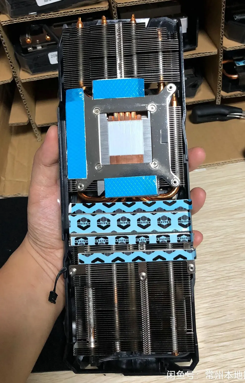 Новый радиатор-кулер для видеокарты Gigabyte RTX 2080 RTX 2080S WF3