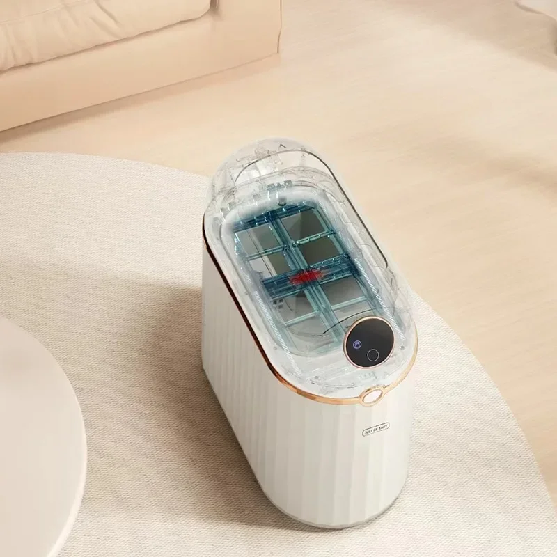 Automatic Packing Waste Bins Rest Room Bedroom Living Room Smart Trash Can Garbage Storage Household Cleaning Accessories