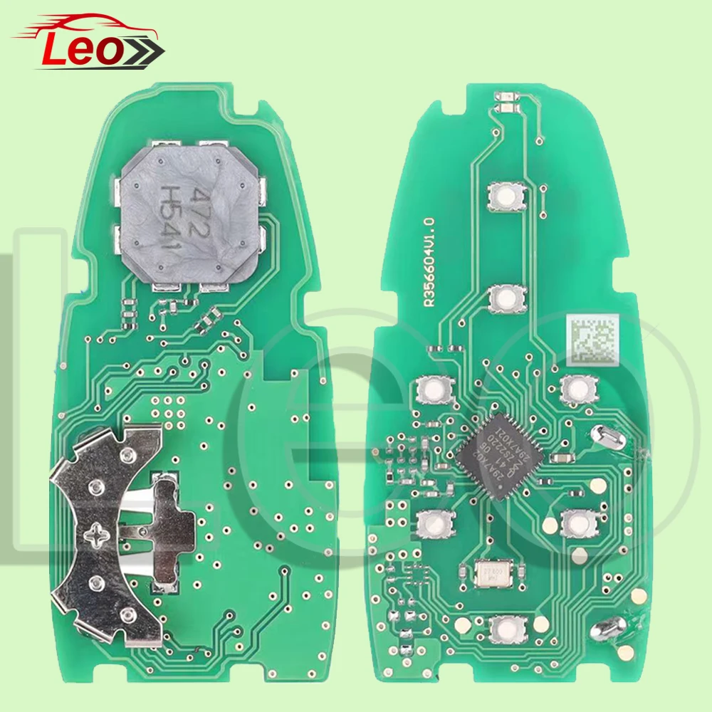 Leo FCC:TQ8-F0B-4F28 95440-S1560/95440-S1660 433MHz ID:47CHIP 車スマートリモートキー Hynudai SANTA FE Palisade 2021-2022-2023用