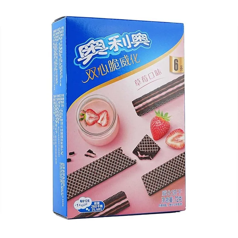 Oreo Dubbel Hart Knapperige Wafel 2.54Oz (72G) * 4 Verpakkingen (Elke Verpakking Bevat 6 Pakjes)