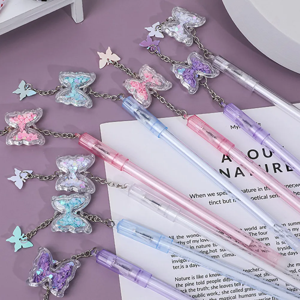 

1Set Pendant Gel Pen Ecofriendly Plastic Random Freeflowing Ink Crafting Greeting Cards Scrapbooking