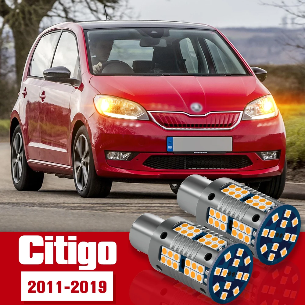 

Лампа для указателя поворота, 2 шт., аксессуары для Skoda Citigo-e 2011-2019 2012 2013 2015 2014 2016 2017