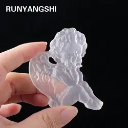 1pc Natural Crystals Selenite Angel Healthy Degaussing Decoration Quartz Energy Gift DIY Jewelry Accessories
