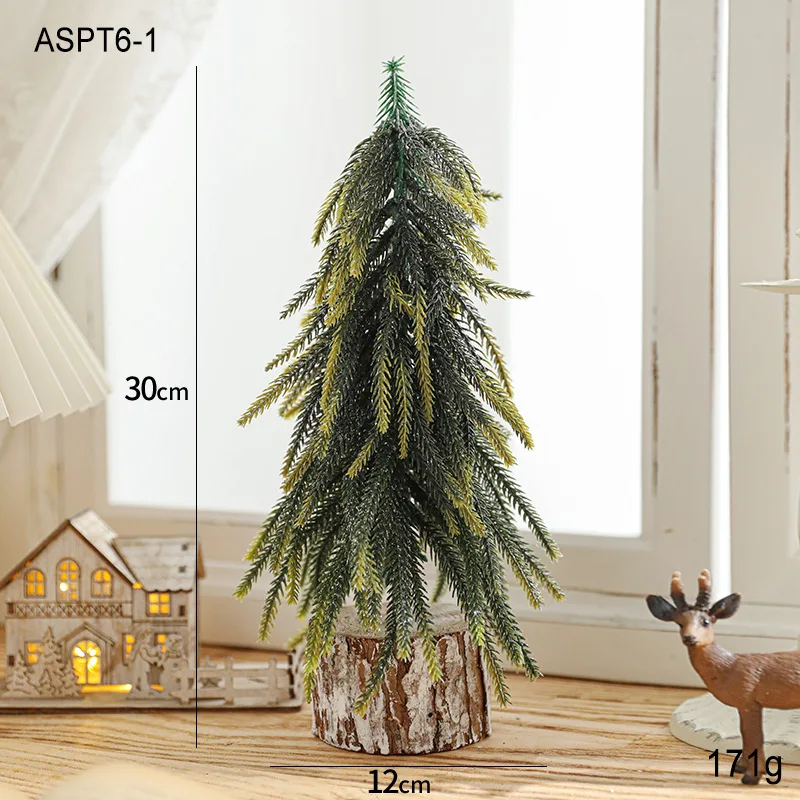 mini-arbol-de-navidad-de-pe-decoracion-de-mesa-con-spray-de-nieve-de-12-con-base-de-madera-decoracion-navidena-para-el-hogar-fiesta