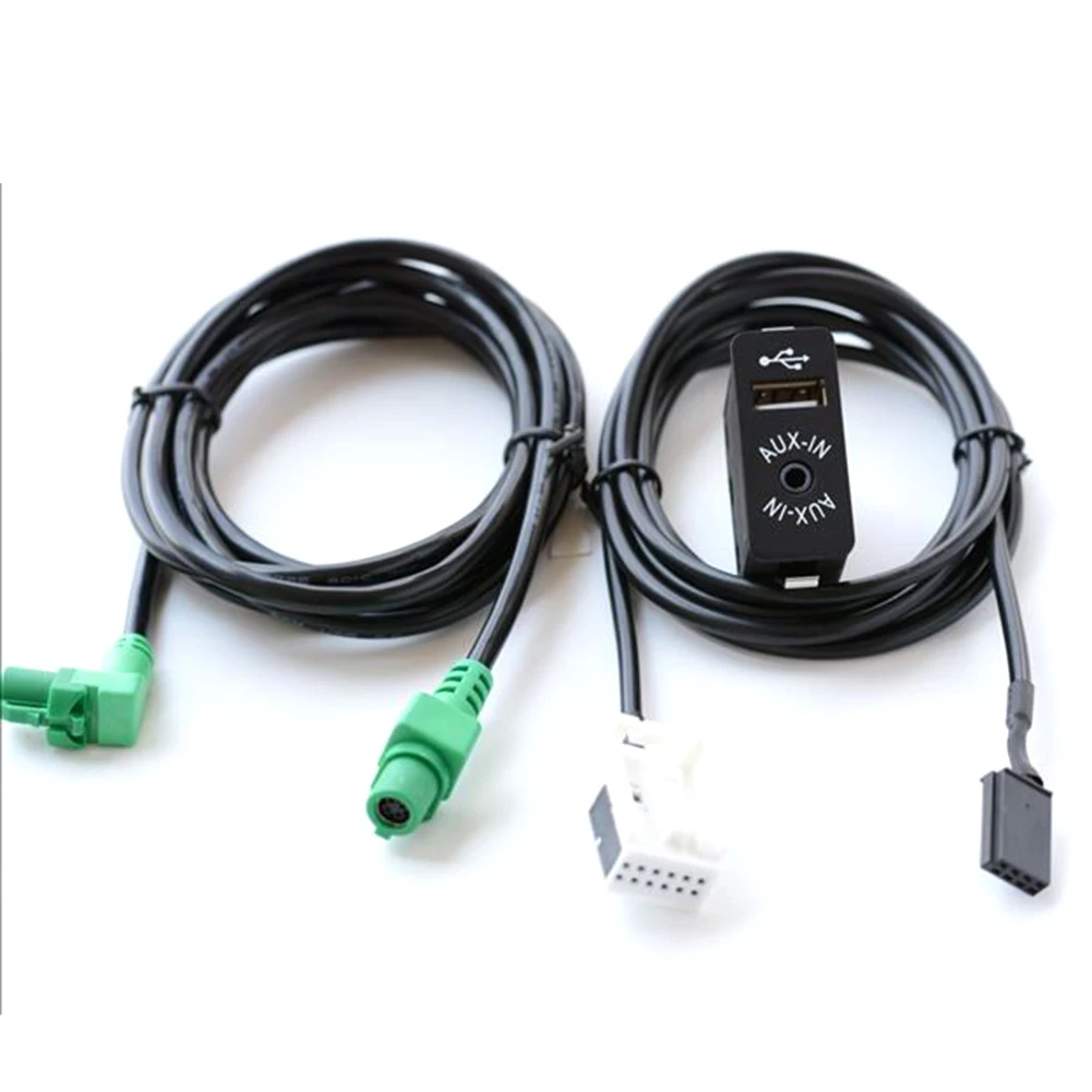 

Кабель-адаптер AUX USB, 1 шт., автомобильные аксессуары, функциональный, быстрая установка, USB-разъем AUX, высокое качество