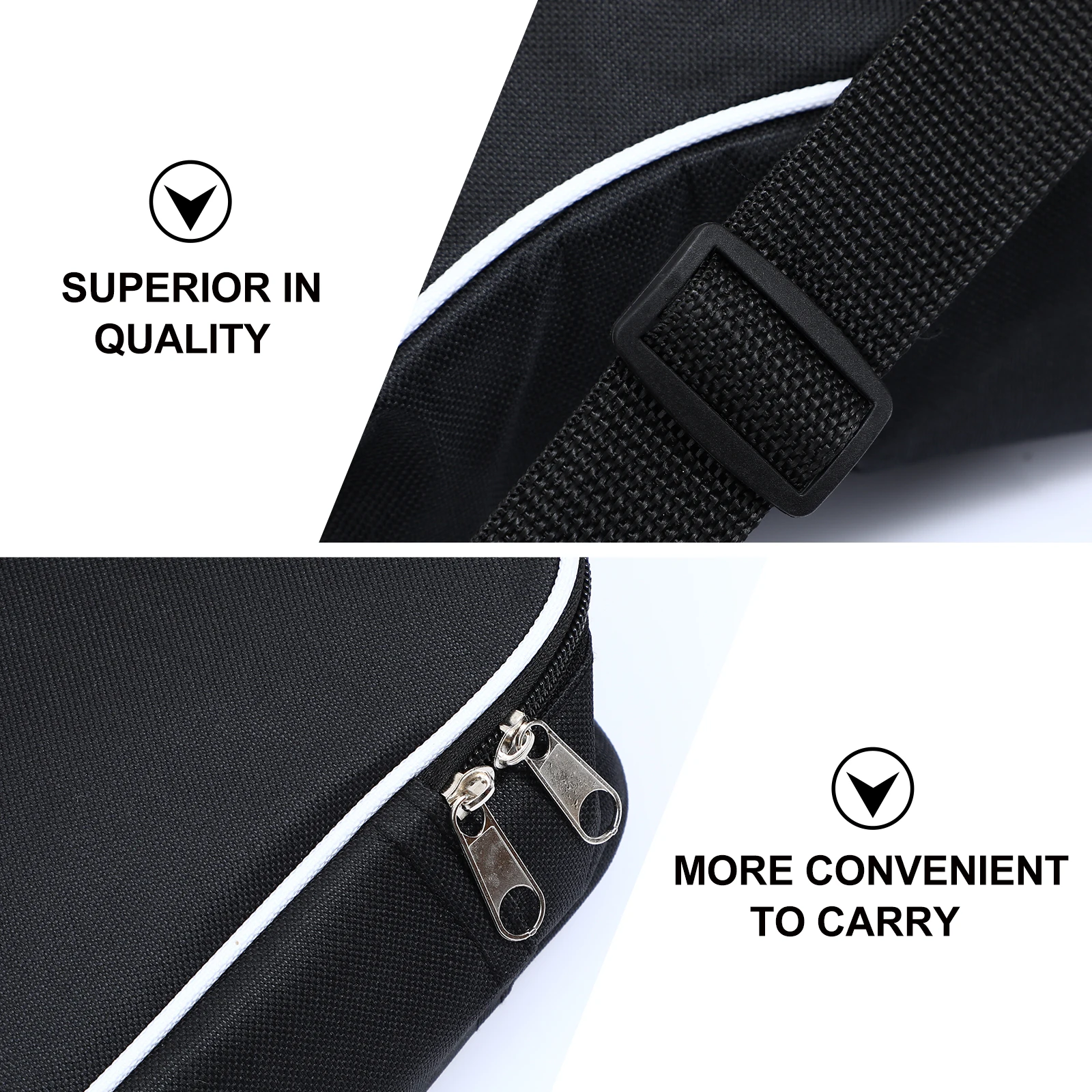 

40 /41 Guitar Bag Acoustic Case Parts Box Strap Ukulele for Electric Gig Black Waterproof Backpack Accessories Container