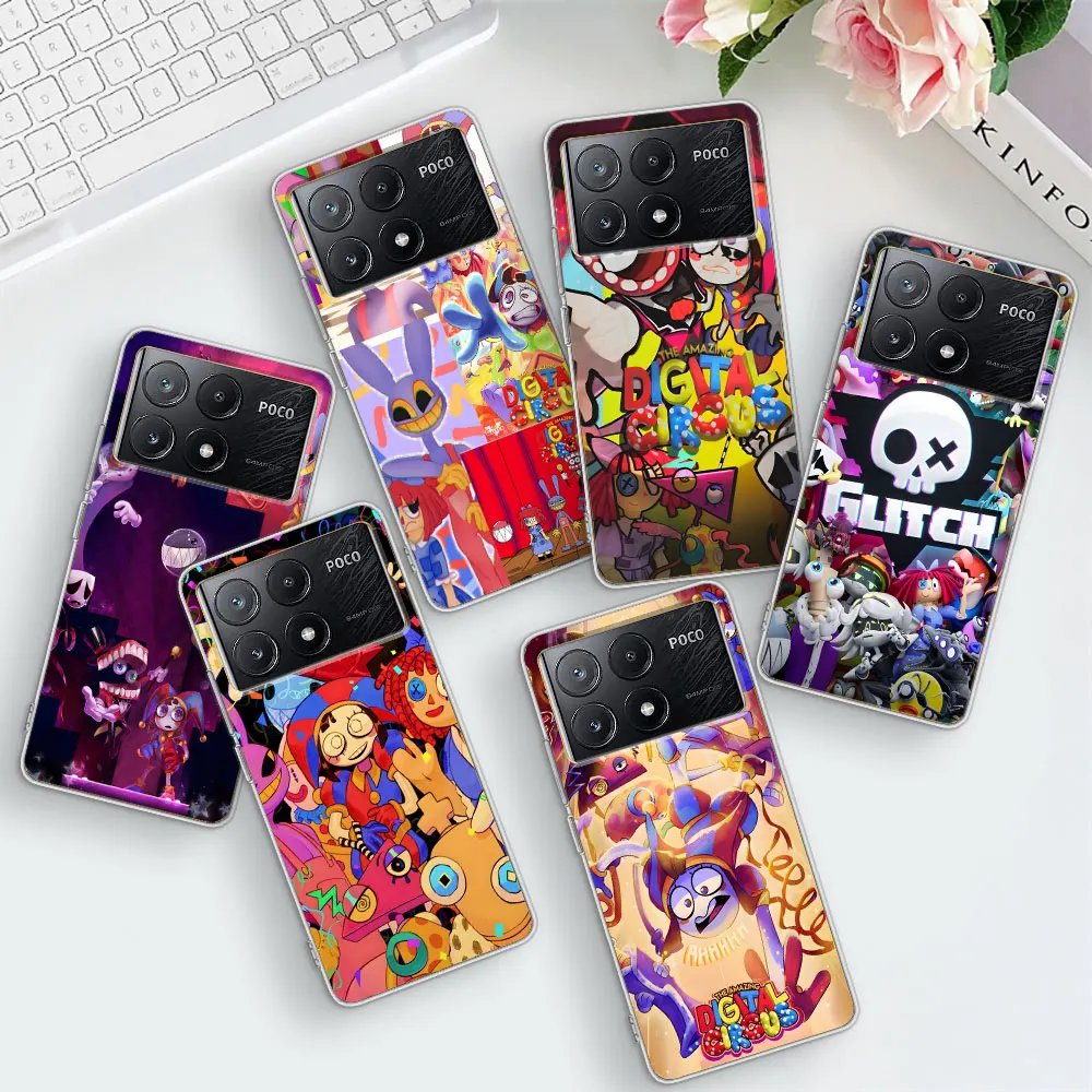 The Amazing Digital Circus Jax Case for Xiaomi Poco X6 X5 X3 NFC F5 M5s F4 F1 F3 M3 X4 GT M5 M4 F2 Pro Soft Clear Phone Cover