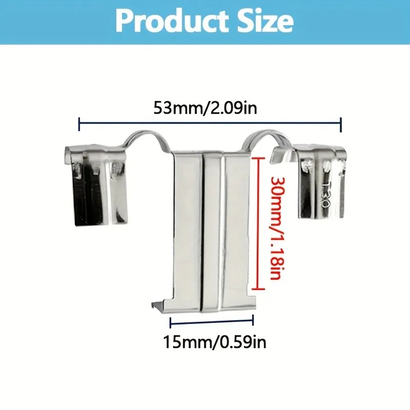20Pcs Solar Drainage Clips – 304 Stainless, Anti-Dust Water Guide for 30mm PV Frames