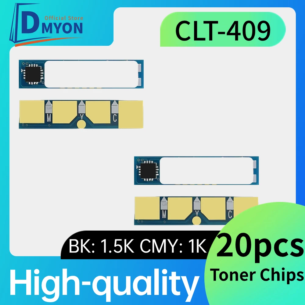 20pcs CLT-409 cartridge chips Compatible FOR Samsung 409 CLP-310 CLP 315 CLX3170 CLX3175 CLP310 OEM Factory Printer toner chip