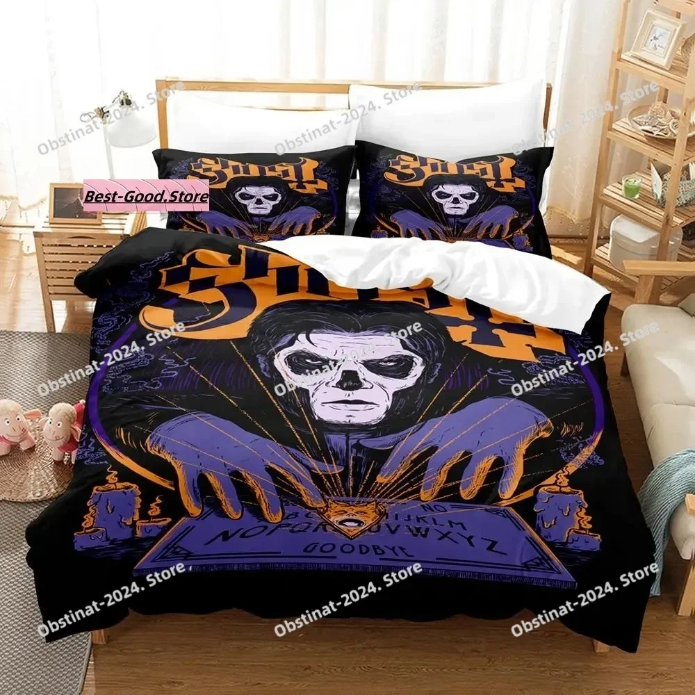 Ghost Rock Band Tank Bedding Set Single Twin Full Queen King Size Bed Set Aldult Kid Bedroom Duvetcover Sets 3D Print Hip Hop