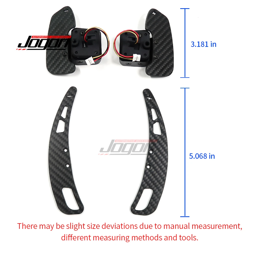 Carbon Fiber Magnetic Shifters Paddle Extension For Audi C8 A6 A7 S6 S7 RS6 RS7 Replacement Steering Wheel Shift Paddles