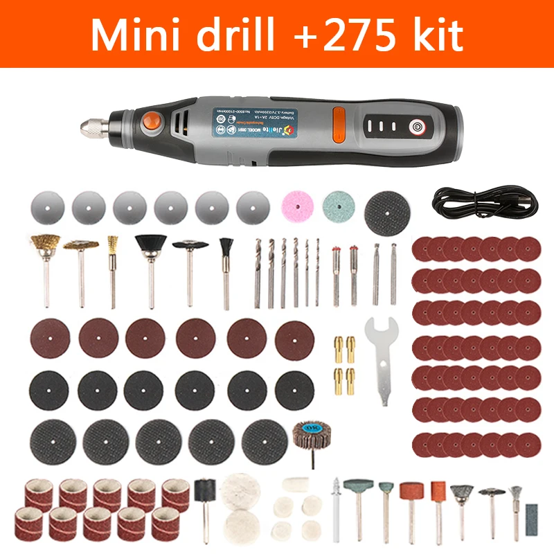 35W draadloze elektrische boormachine Mini draadloos graveren Boren Polijstpen USB oplaadbaar Dremel roterend gereedschap voor sieraden Metaal