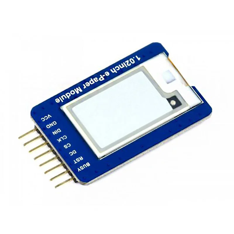 1.02inch e-Paper E-Ink Display Module, 128×80, Black/White Dual-Color, SPI Interface