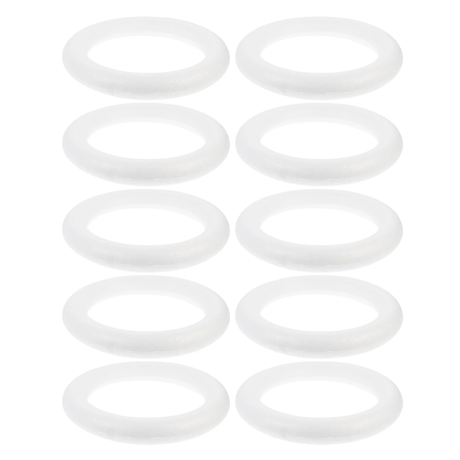 10 Uds. De adornos artesanales de anillo de Navidad, colgante circular DIY, estilo Donut de macarrón, decoración de árbol de Navidad, bola colgante para fiesta en casa 2024