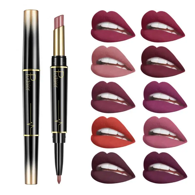 1/2PAIRS Pencils Waterproof Versatile Vibrant Color Payoff Cosmetics Bold Colors Popular Lip Liner Sexy Beauty Accessory