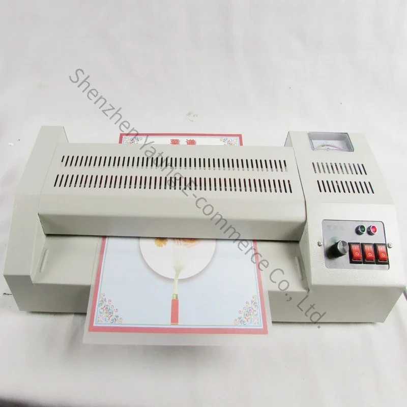 A3 A4 Photo Plastic Sealing Machine Plastic Laminating Machine Specimen Document Film Small Home Office Glue Machine