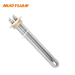 48V 1500W DC Water Heater DN32 Copper Flange Immersion Heater 1 1/4