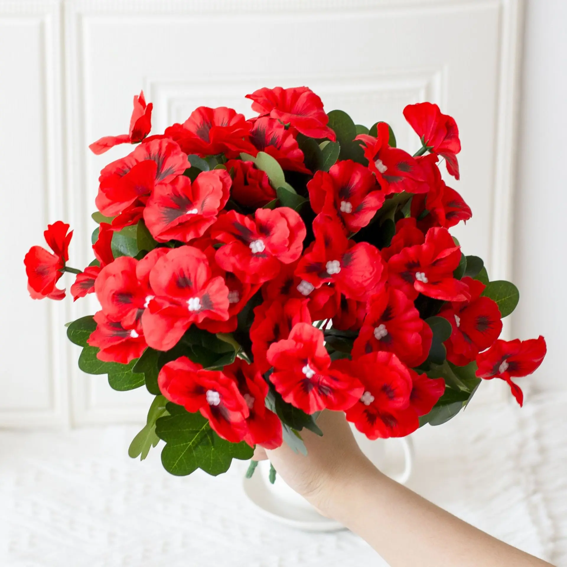 

Spring artificial flower Phalaenopsis creative home hotel outdoor shopping mall decoration artificial flower ornaments wholesale